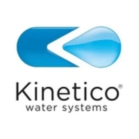 Kinetico water systems brand identity logo, for water softeners and filtration products.