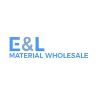 Commercial wholesale supply inventory yard featuring shipping containers under clear blue sky