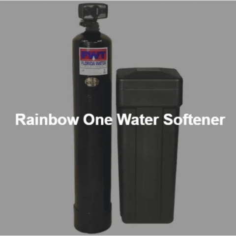 Florida Water Treatment CWS Series single-tank water softener with a programmable digital control valve and battery backup