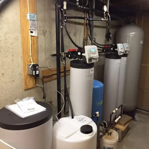 Hydrotech Twin Alternating Softener with high-efficiency Up Flow Regeneration and precision brining technology.