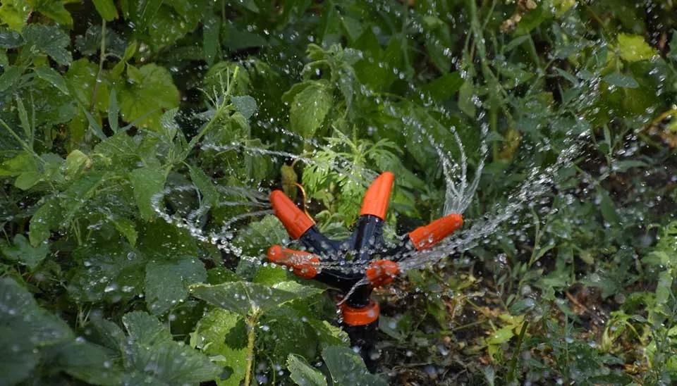 Garden/Lawn Irrigation with 7 Best Rotating Sprinklers